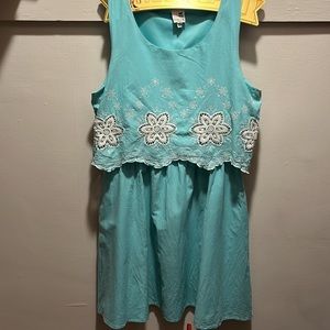 Modcloth x Pink Owl: Turquoise Dress